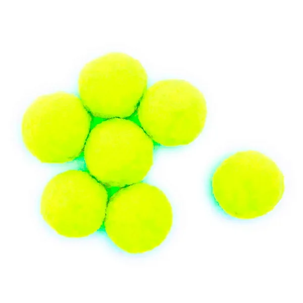 Pompom Solto 6mm-Cor-Verde Neon Com 200 unidades