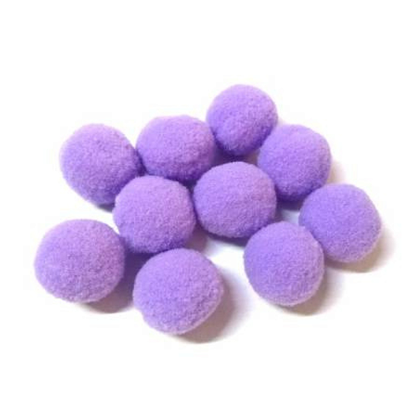 Pompom Solto 20mm-Cor 164 Lilas -Com 100 unidades