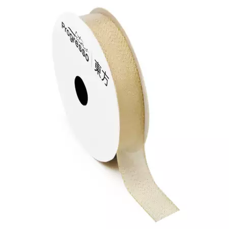 Fita Metalizada Progresso M011 -15mm 10mts Cor 203 Ouro