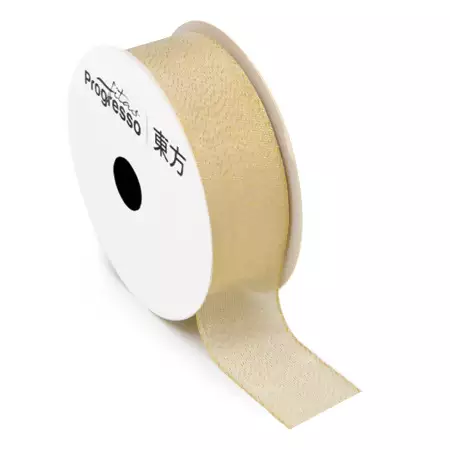 Fita Metalizada Progresso M011 -25mm 10mts Cor 203 Ouro