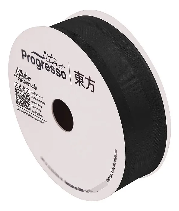 Fita de Voal VCE 005 Progresso 22mm Cor 219 Preto