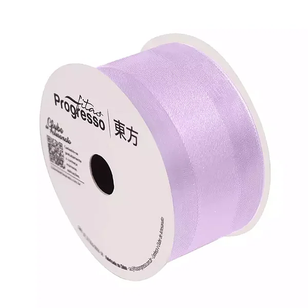 Fita de Voal VCE 009 Progresso 38mm Cor 245 Lilas