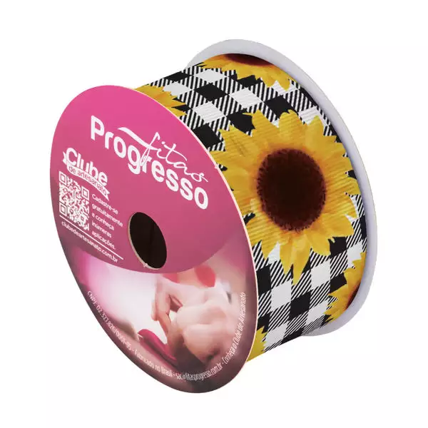 ita de Gorgurão Progresso EGP009 38mm 10m - Cor 334 Girassol