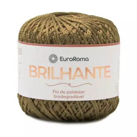 Fio Brilhante EuroRoma 136MTS Cor -460 Ouro Velho