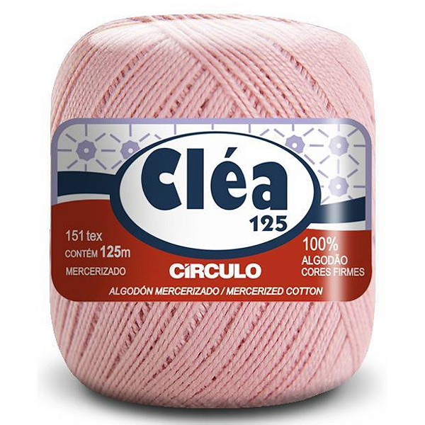 Linha Clea 125 Circulo Cor 3227- Rosa Antigo Com 125 Metros