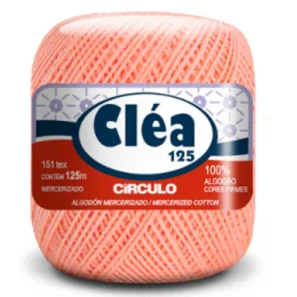 Linha Clea 125 Circulo Cor 4514- Pêssego Com 125 Metros