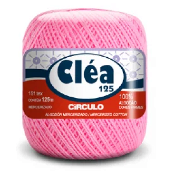 Linha Clea 125 Circulo Cor 3131- Rosa Chiclete Com 125 Metros