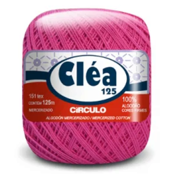 Linha Clea 125 Circulo Cor 3839- Rosa Cítrico Com 125 Metros
