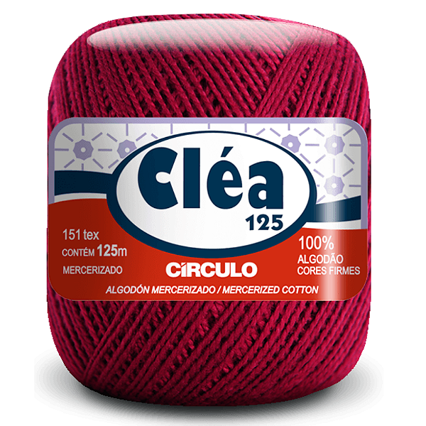 Linha Clea 125 Circulo Cor 3794- Bordo Com 125 Metros