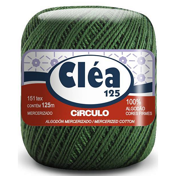 Linha Clea 125 Circulo Cor 5398- Verde Musgo Com 125 Metros