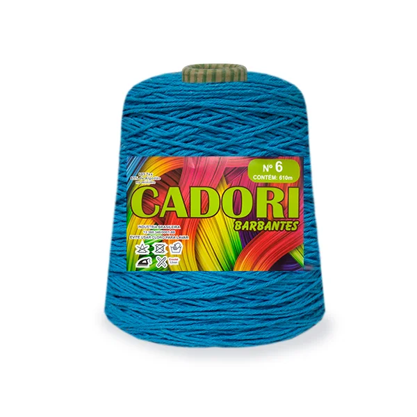 Barbante Cadori N.06 600g Cor-749 Turquesa
