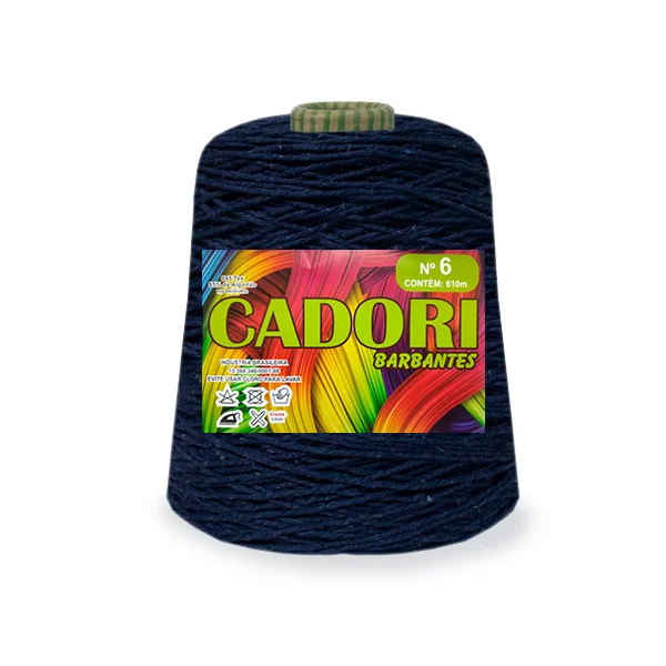 Barbante Cadori N.06 600g Cor-753 Azul Marinho