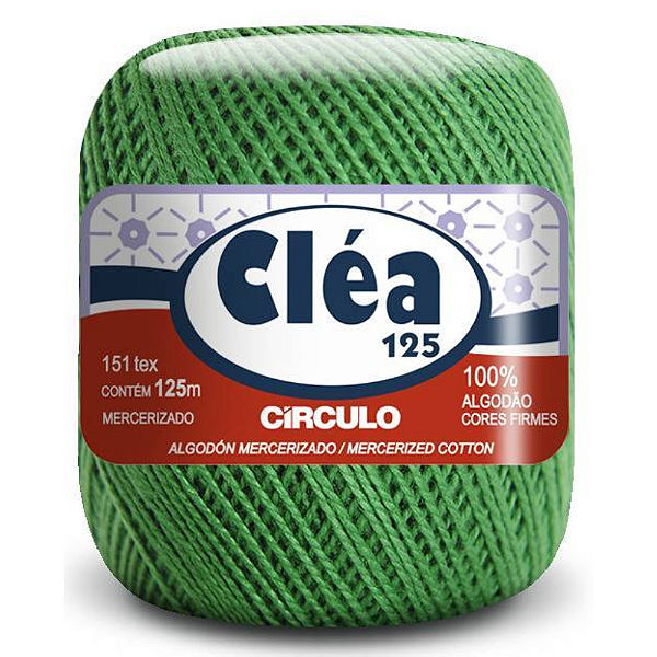 Linha Clea 125 Circulo Cor 5638- Verde Trevo Com 125 Metros