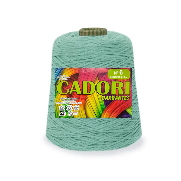 Barbante Cadori N.06 600g Cor-791 Verde Agua