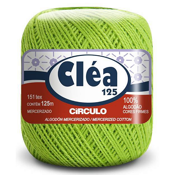 Linha Clea 125 Circulo Cor 5203- Verde Greenery Com 125 Metros