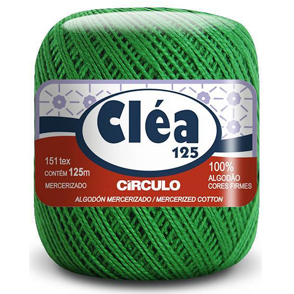 Linha Clea 125 Circulo Cor 5767- Verde Bandeira Com 125 Metros