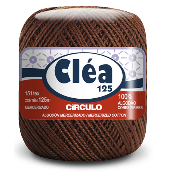 Linha Clea 125 Circulo Cor 7504- Mogno Com 125 Metros