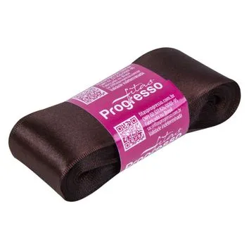 Fita de Cetim CF009 38 mm- Cor 340 Marrom c/ 10metros