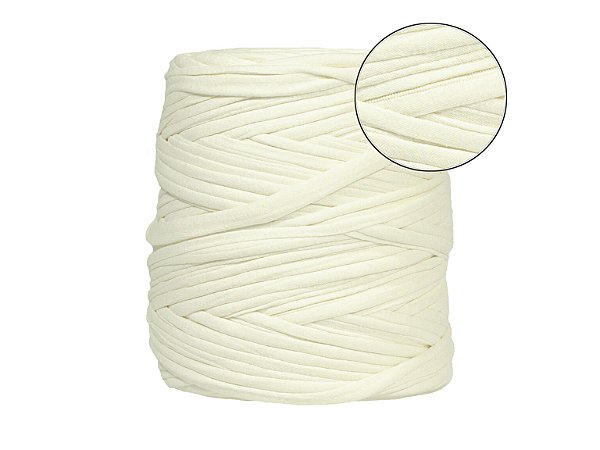 Fio de Malha Conceitual Residual Cor-Off White 1 kg