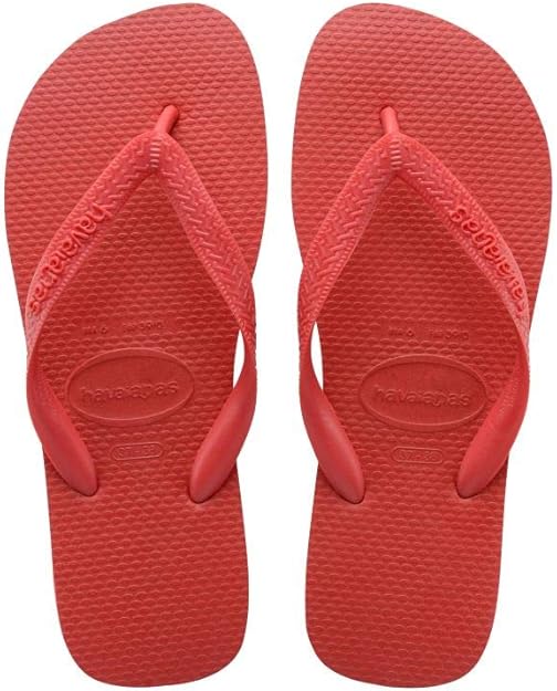 Chinelo Havaianas Top (37/38) - 1 Par- Vermelho Hibisco