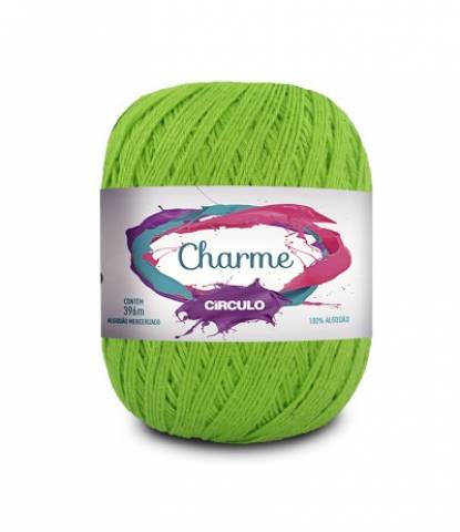 Fio Charme Circulo 5947 - Verde Cítrico 396m