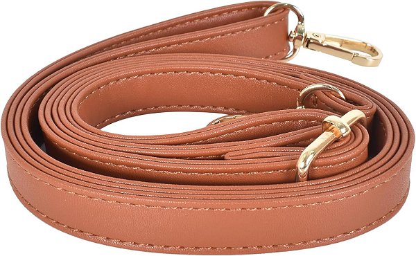 Alça de Bolsa com Mosquetão Cor Caramelo Ref Ro.155041