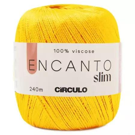 Linha Encanto Slim Cor-1289- Canário 240mts