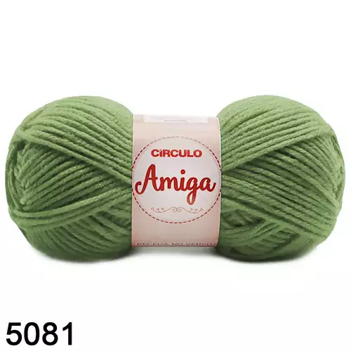 Fio Amiga Circulo 100g 5081- Alcaparra