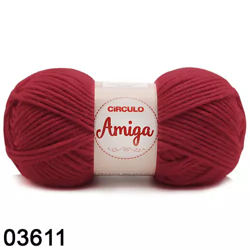 Fio Amiga Circulo 100g 3611- Rubi