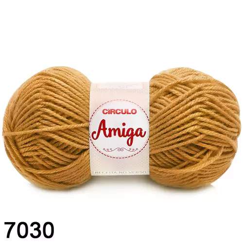 Fio Amiga Circulo 100g 7030- Mostarda