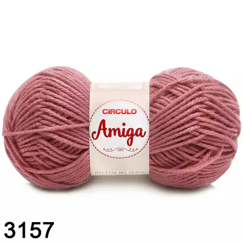 Fio Amiga Circulo 100g 3157- Roseira