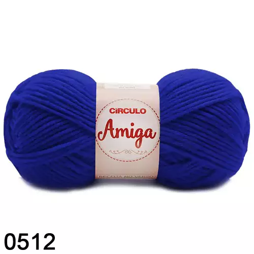 Fio Amiga Circulo 100g 512- Azul Bic