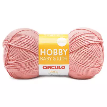 Fio Hobby Baby e Kids Circulo 100g 3390- Quartzo Rosê