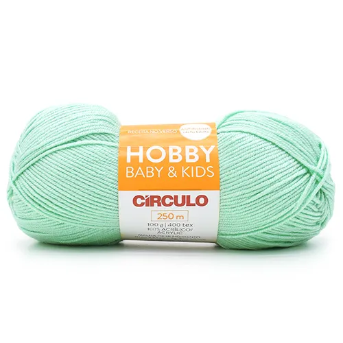 Fio Hobby Baby e Kids Circulo 100g 550 - verde candy