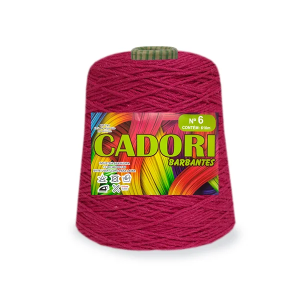 Barbante Cadori N.06 600g Cor-743 Morango