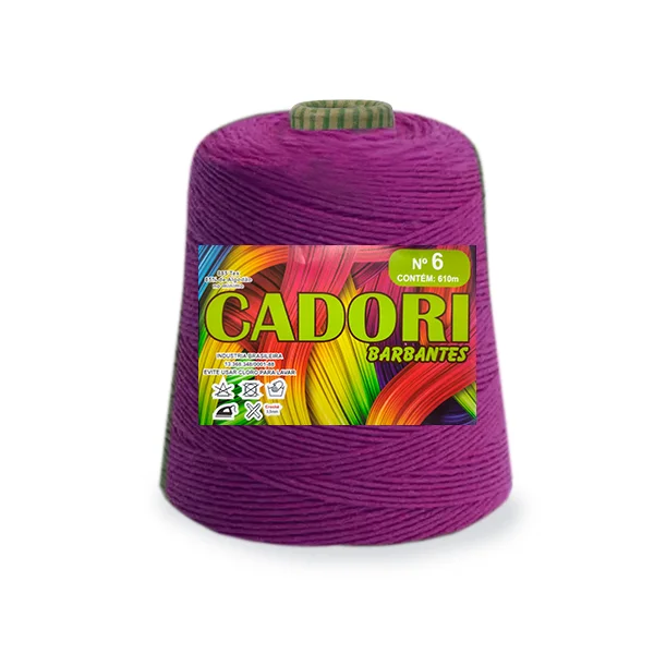 Barbante Cadori N.06 600g Cor-823 Magenta
