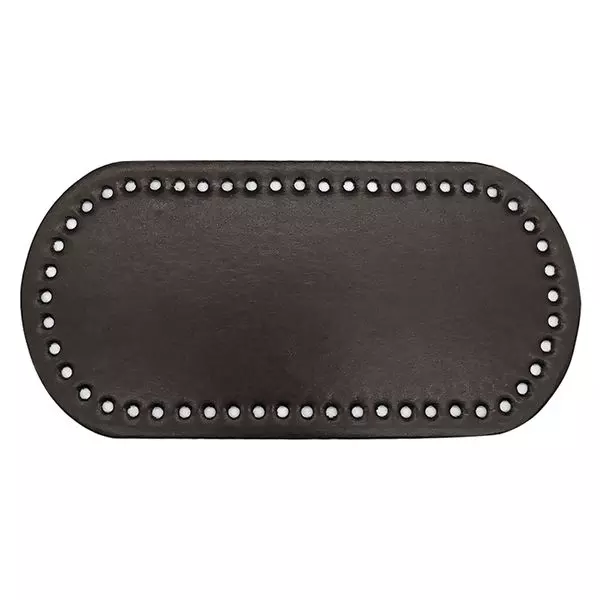 Base de Bolsa Oval Cor-Marrom Cafe 25x12cm Ro.151501