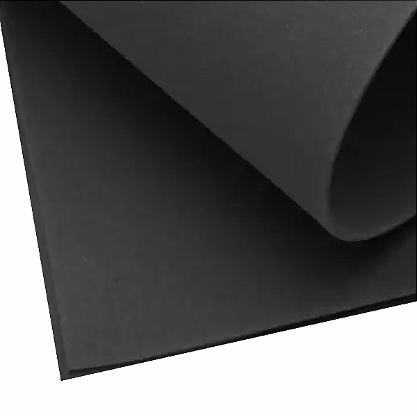 EVA Placa 40x50cmx1,5mm Cor Preto 1 Unidade