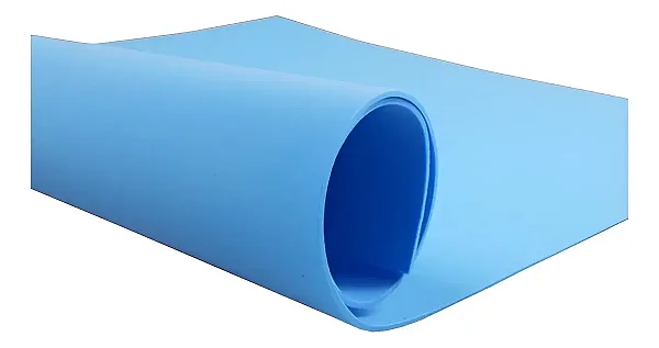 EVA Placa 40x50cmx1,5mm Cor Azul Bebe 1 Unidade