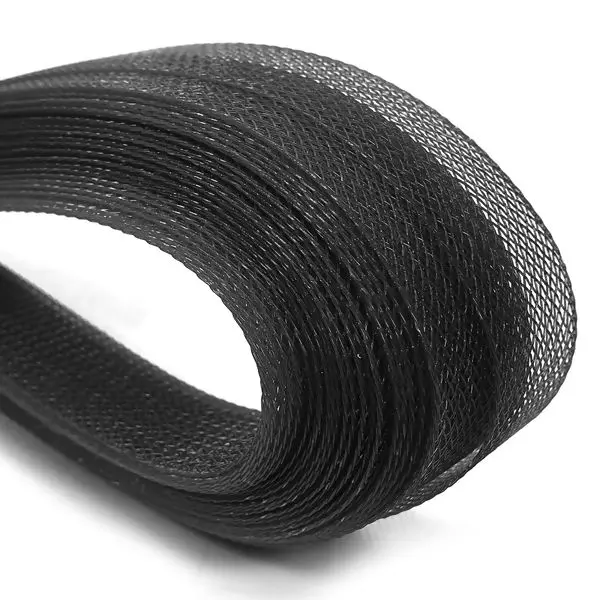Fita Crinol - 5cm - RO.110039 Preto Com 22,8Mt