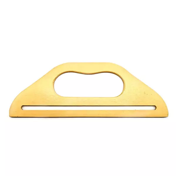 Alça de Bolsa Madeira Bege 8,5x25,5cm - 2 unidades Ro. 151331