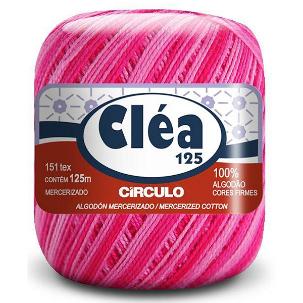 Linha Clea 125 Circulo Cor 9427- Flor Com 125 Metros