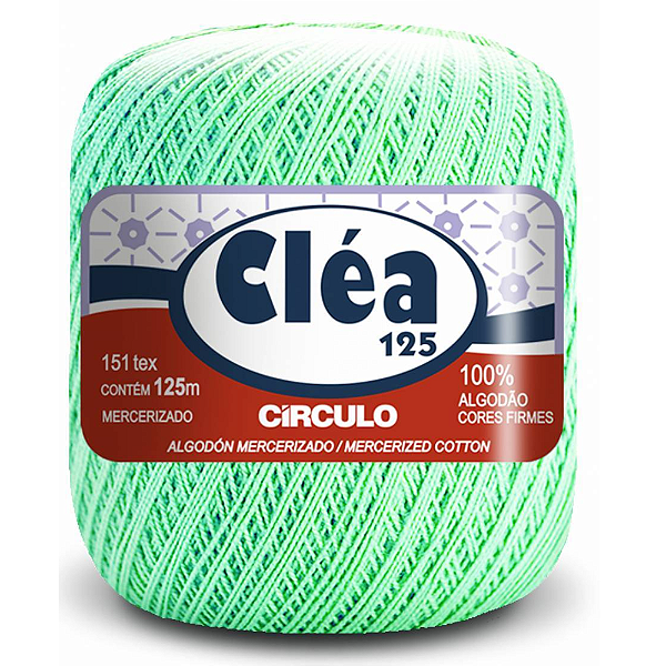 Linha Clea 125 Circulo Cor 5743- Neo Mint Com 125 Metros