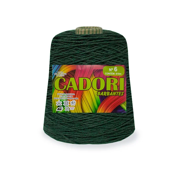 Barbante Cadori N.06 600g Cor-761 Verde Musgo