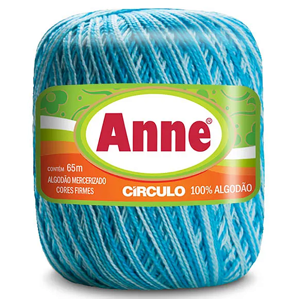 Linha Anne 65m Algodão Cor 9113- Cascata com 65 metros