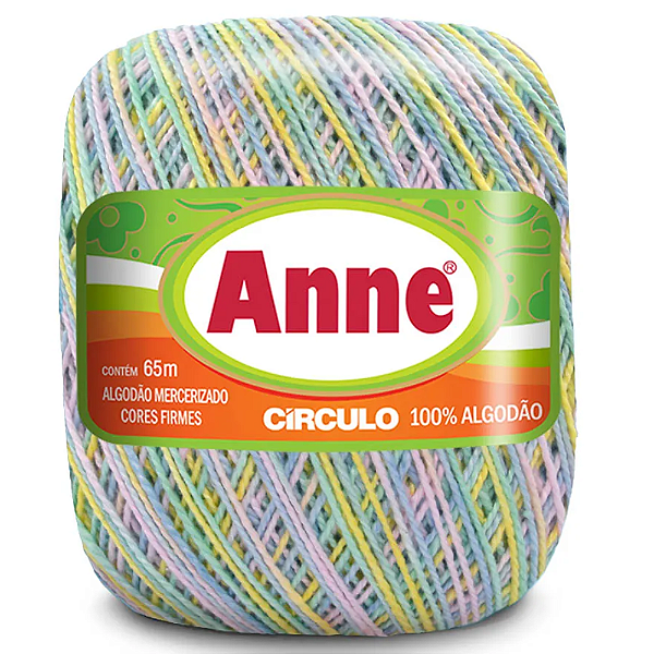 Linha Anne 65m Algodão Cor 9337- Marshmallow com 65 metros