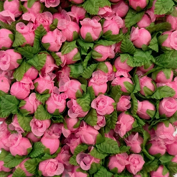 Rosinha Artificial 144 Unidades Cor 140 Rosa Chiclete