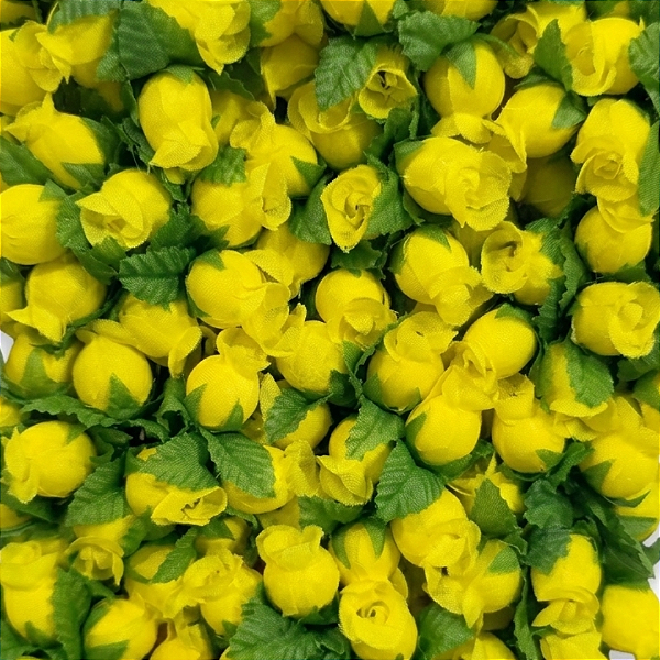 Rosinha Artificial 144 Unidades Cor 106 Amarelo Gema