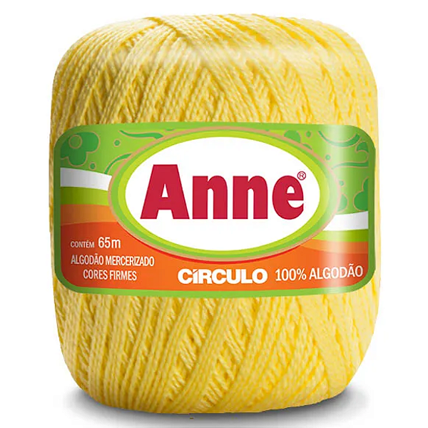 Linha Anne 65m Algodão Cor 1236- Lima com 65 metros