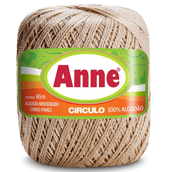 Linha Anne 65m Algodão Cor 7684- Porcelana com 65 metros